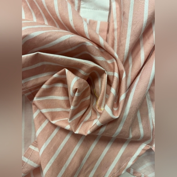 Tommy Hilfiger Pullover Light Pink and White Vertical Striped Size XXS - Picture 8 of 9